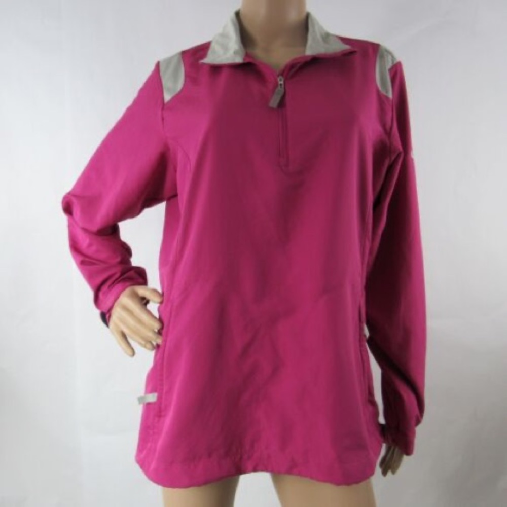 Nike Golf Women windbreaker Pullover 1/4 Zip Pink